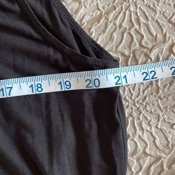 Max Studio Womens Shift Dress‎ Sleeveless Embroidered Lace Tassel Black Size XL - Picture 7 of 8